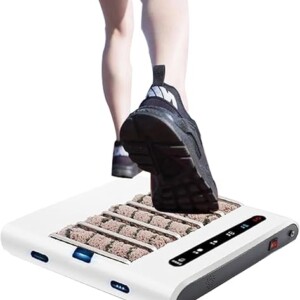 Fully Automatic Sole Cleaning Machine, Automatic Induction Shoe Polisher, Shoe Polishing Machine,Waterless Shoes Sole Cleaning Equipment with 1000PA Suction (White, 35 × 35.3 × 5.3cm)