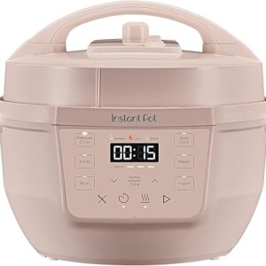 Instant Pot 4QT RIO Mini 7-in-1 Multi-Cooker, Pressure Cooker, Slow cook, Sauté, Steam, Rice Maker, Yogurt, & Warmer, Rosewater, 4 Quarts