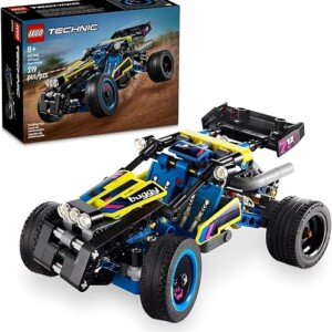 LEGO Technic Off-Road Race Buggy Buildable Car Toy, Cool Toy for 8 Year Old Boys, Girls and Kids who Love Rally Contests, Race Car Toy Featuring Moving 4-Cylinder Engine and Working Suspension, 42164